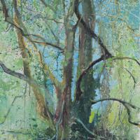 (37) L'Acacia de Sucy 130 x 91 acrylique 6 300,00 €